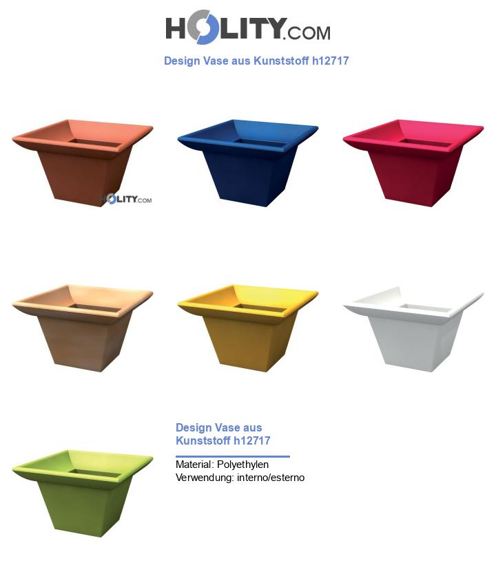 Design Vase aus Kunststoff h12717