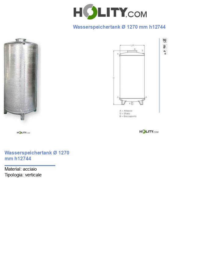 Wasserspeichertank Ø 1270 mm h12744