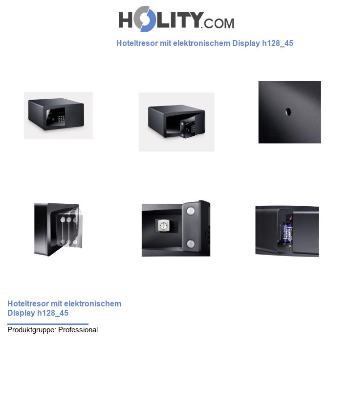 Hoteltresor mit elektronischem Display h128_45