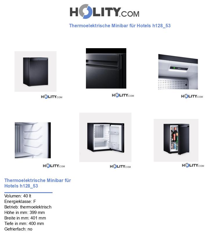 Thermoelektrische Minibar für Hotels h128_53