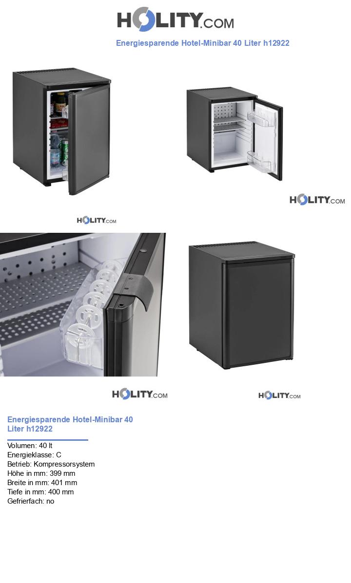 Energiesparende Hotel-Minibar 40 Liter h12922
