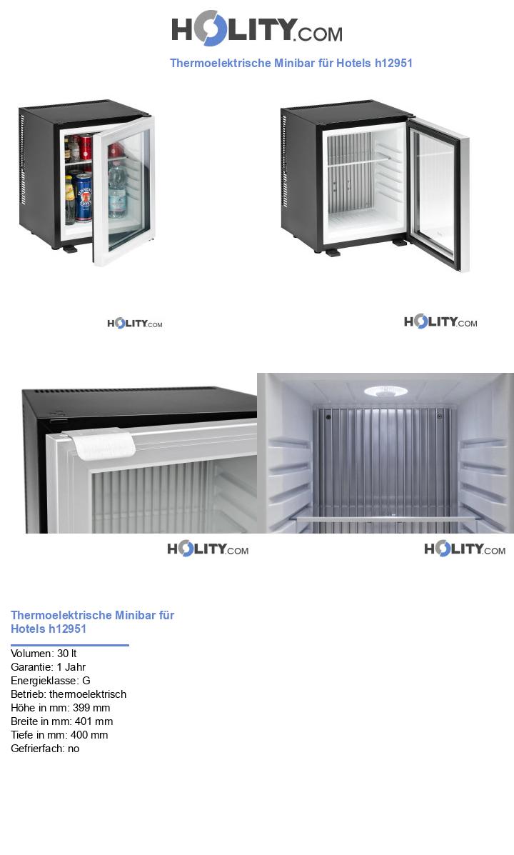 Thermoelektrische Minibar für Hotels h12951