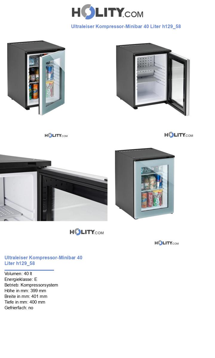 Ultraleiser Kompressor-Minibar 40 Liter h129_58