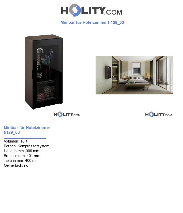 Minibar für Hotelzimmer h129_63
