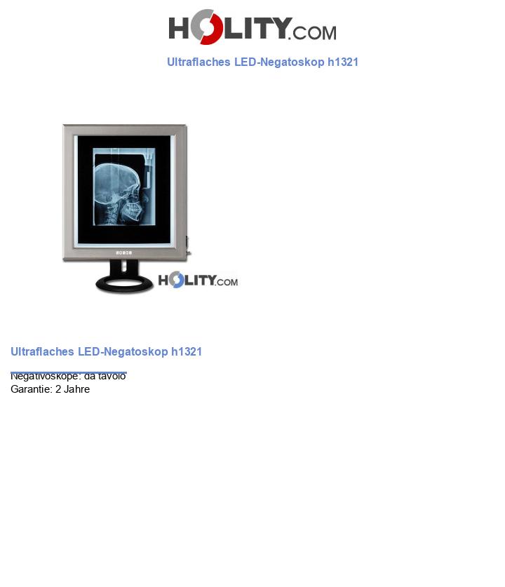 Ultraflaches LED-Negatoskop h1321