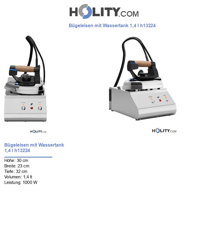 Bügeleisen mit Wassertank 1,4 l h13224