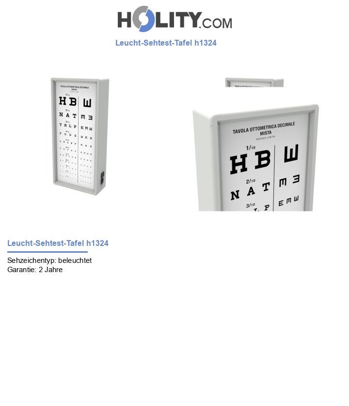 Leucht-Sehtest-Tafel h1324