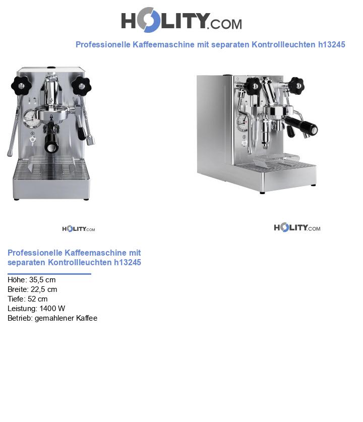Professionelle Kaffeemaschine mit separaten Kontrollleuchten h13245