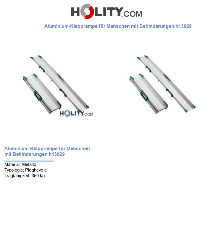 Aluminium-Klapprampe für Menschen mit Behinderungen h13629