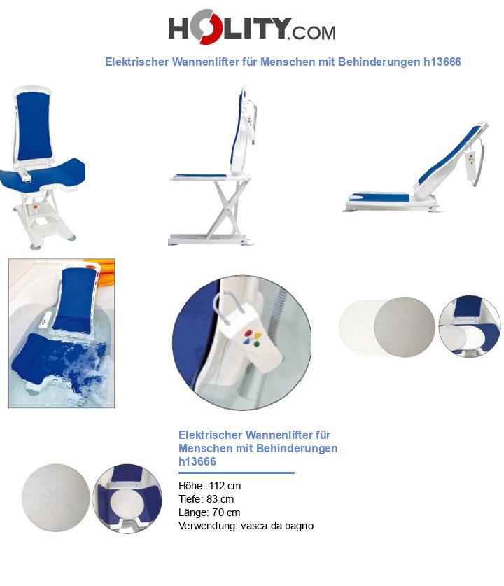 Elektrischer Wannenlifter für Menschen mit Behinderungen h13666