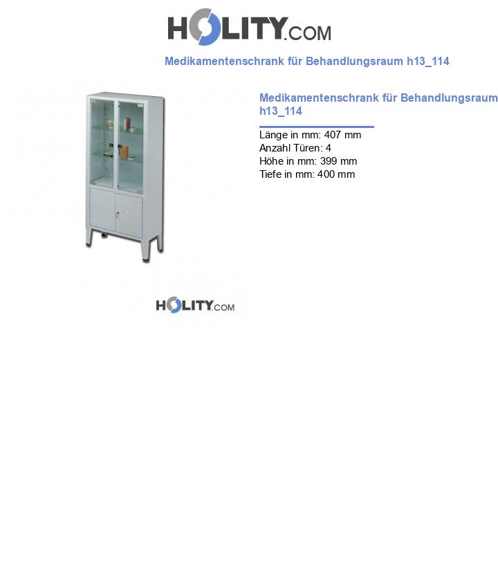 Medikamentenschrank für Behandlungsraum h13_114