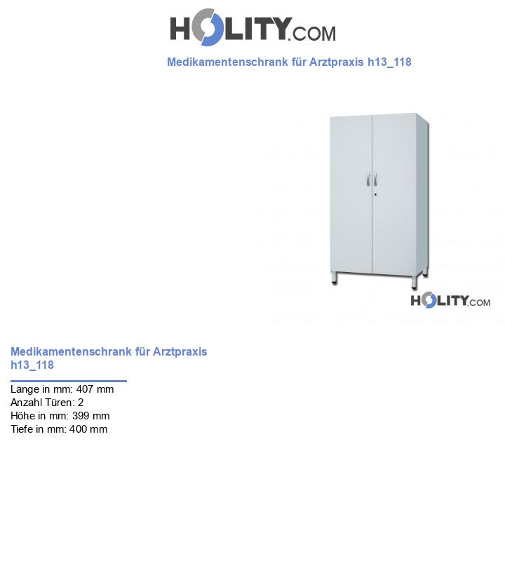 Medikamentenschrank für Arztpraxis h13_118