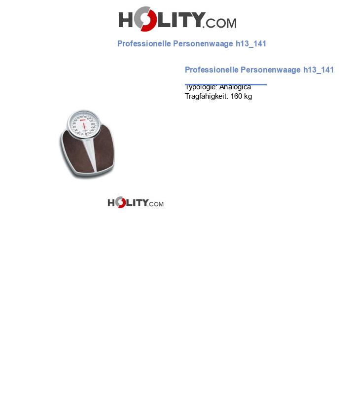 Professionelle Personenwaage h13_141