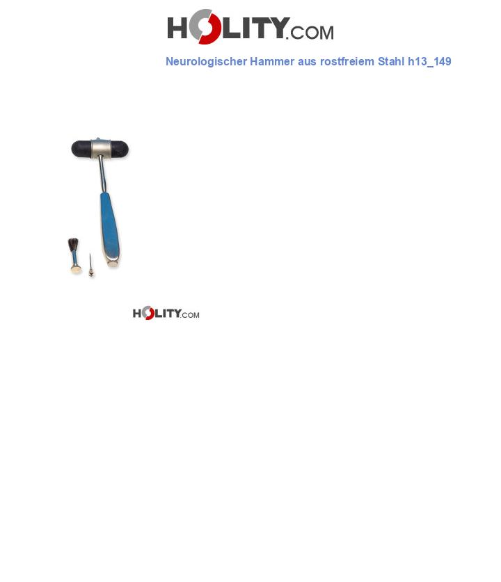 Neurologischer Hammer aus rostfreiem Stahl h13_149