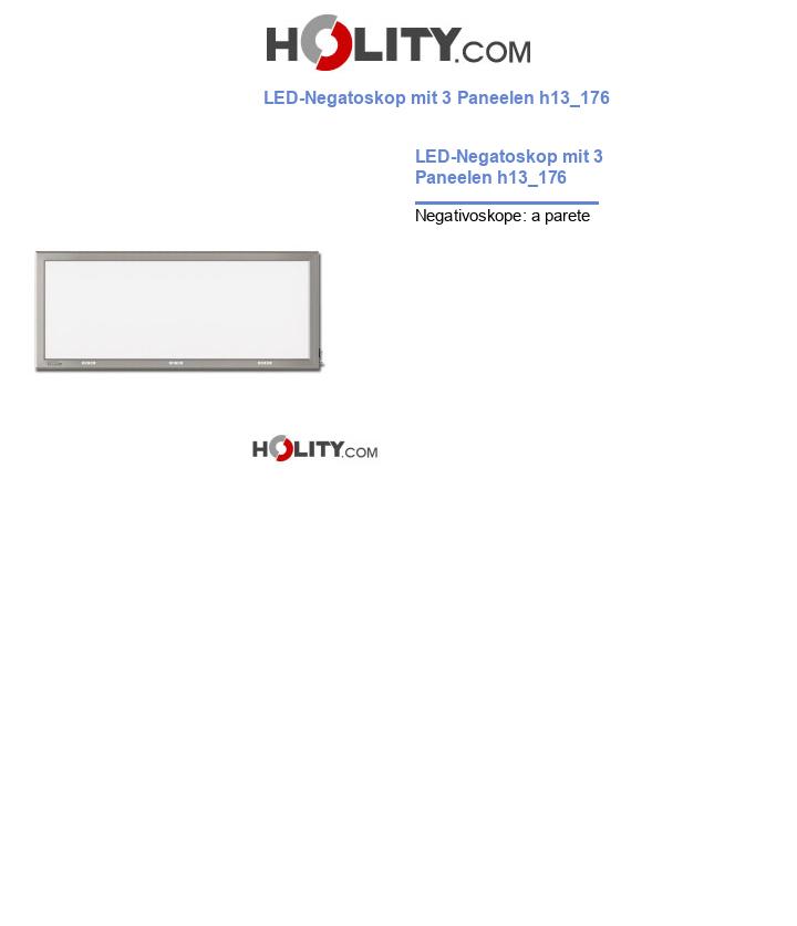 LED-Negatoskop mit 3 Paneelen h13_176