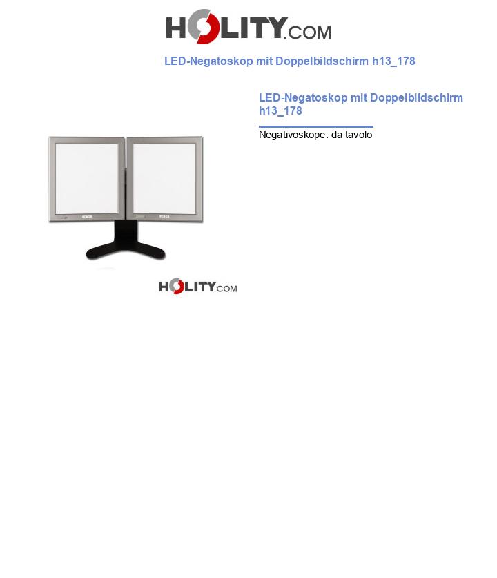 LED-Negatoskop mit Doppelbildschirm h13_178