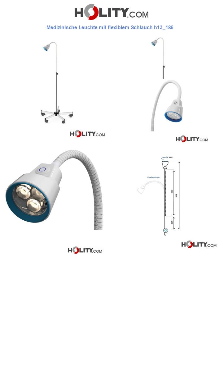 Medizinische Leuchte mit flexiblem Schlauch h13_186
