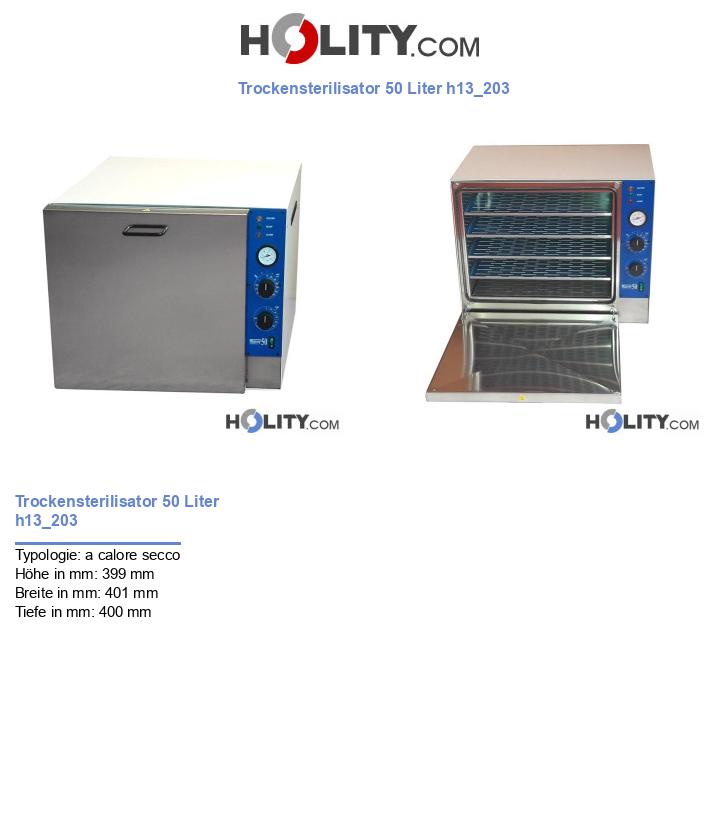 Trockensterilisator 50 Liter h13_203