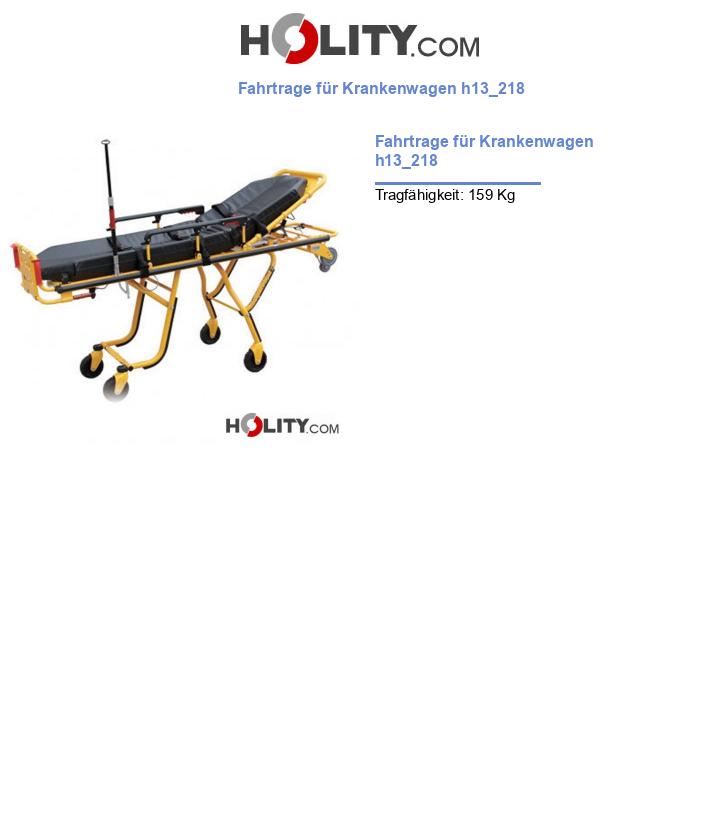 Fahrtrage für Krankenwagen h13_218
