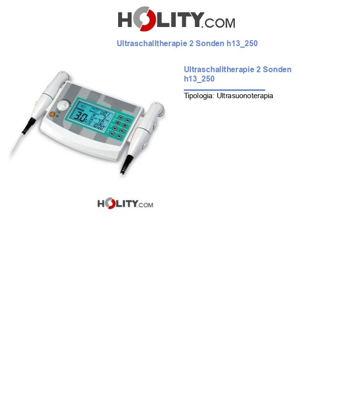 Ultraschalltherapie 2 Sonden h13_250