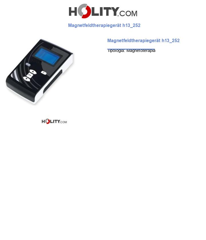 Magnetfeldtherapiegerät h13_252