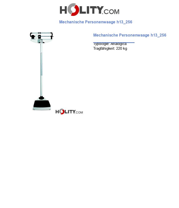 Mechanische Personenwaage h13_256