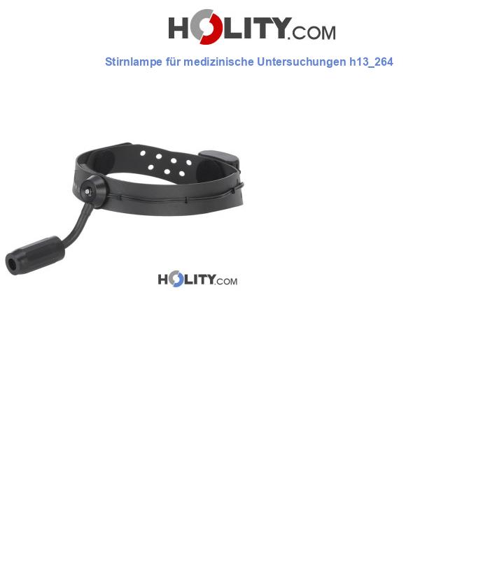 Stirnlampe für medizinische Untersuchungen h13_264