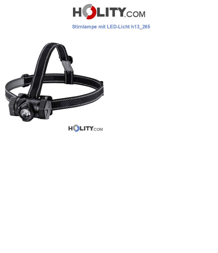 Stirnlampe mit LED-Licht h13_265