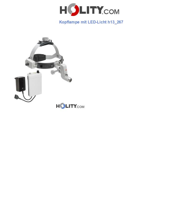 Kopflampe mit LED-Licht h13_267