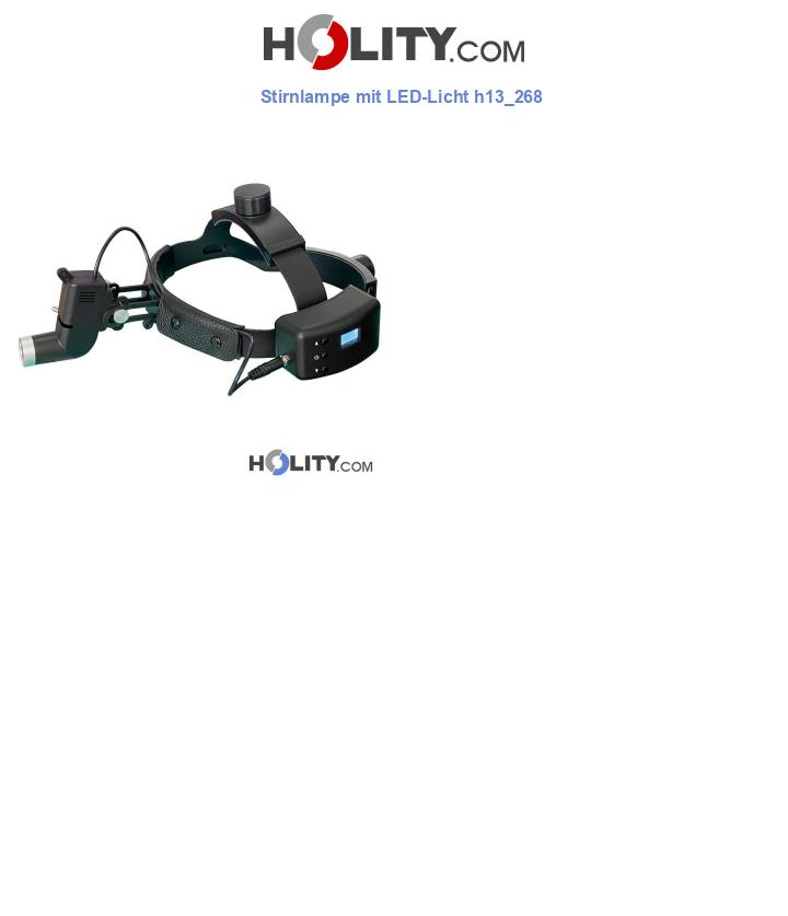 Stirnlampe mit LED-Licht h13_268