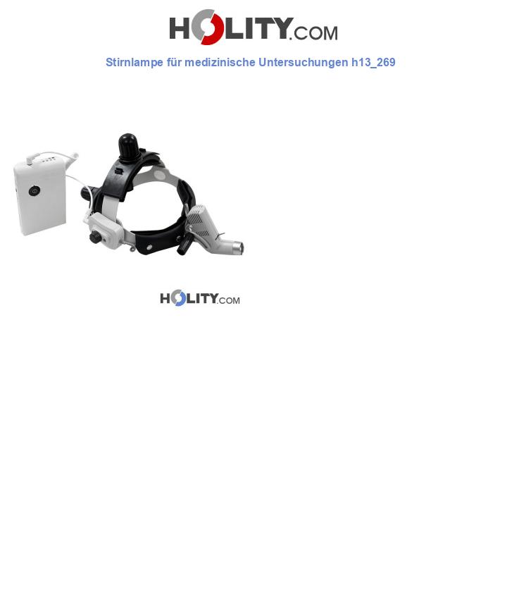 Stirnlampe für medizinische Untersuchungen h13_269