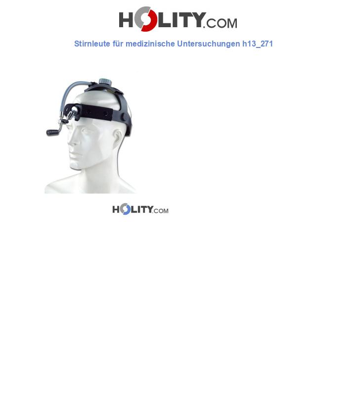 Stirnleute für medizinische Untersuchungen h13_271