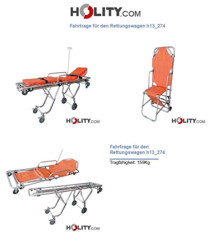 Fahrtrage für den Rettungswagen h13_274