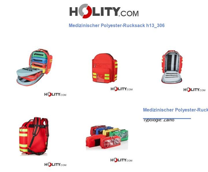 Medizinischer Polyester-Rucksack h13_306