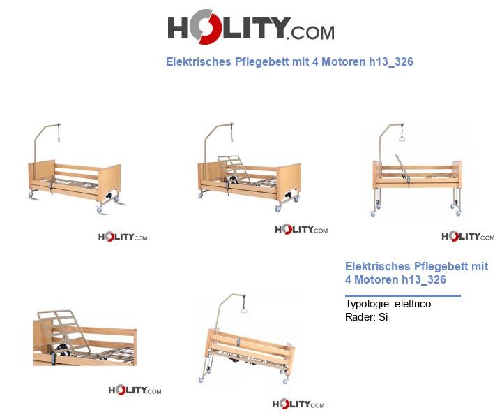 Elektrisches Pflegebett mit 4 Motoren h13_326
