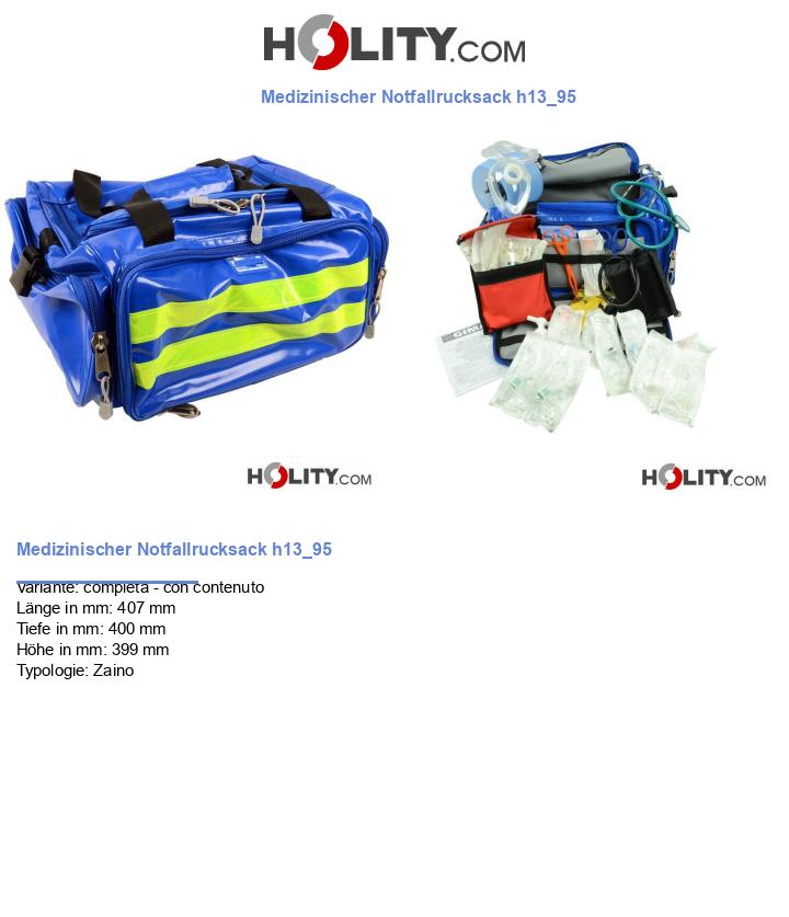 Medizinischer Notfallrucksack h13_95