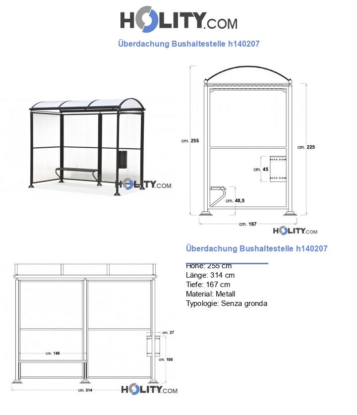 Überdachung Bushaltestelle h140207