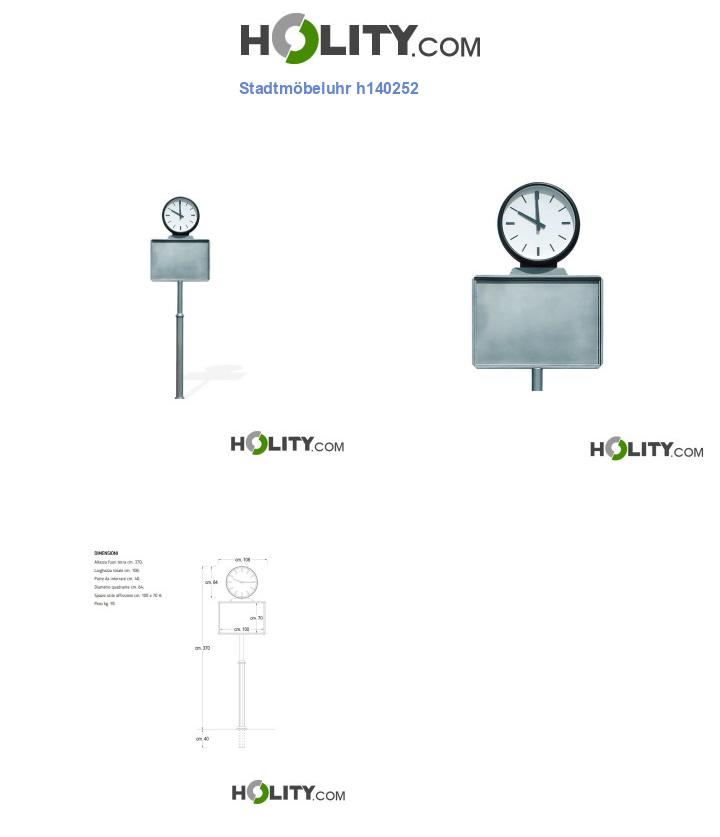 Stadtmöbeluhr h140252