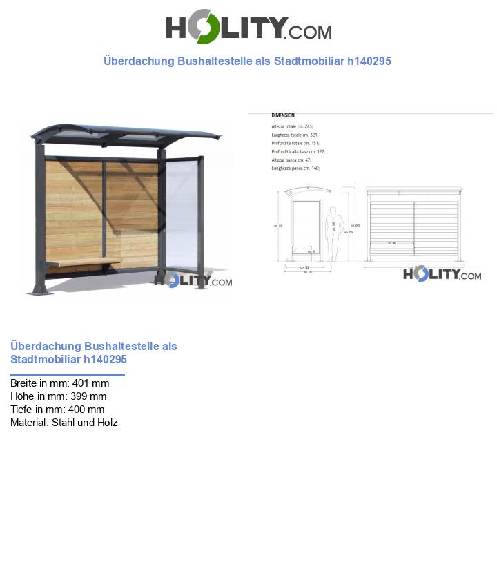 Überdachung Bushaltestelle als Stadtmobiliar h140295