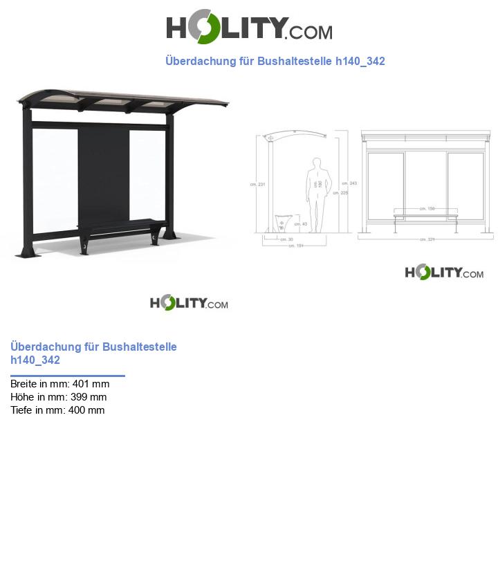 Überdachung für Bushaltestelle h140_342