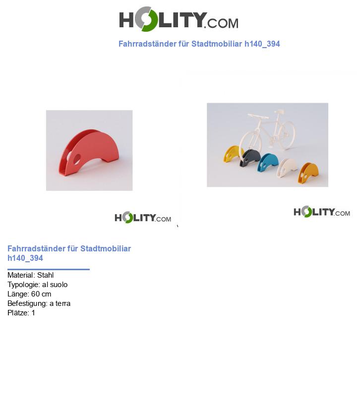Fahrradständer für Stadtmobiliar h140_394