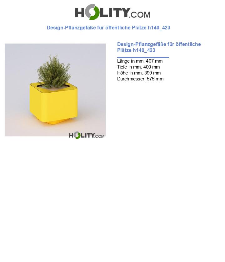 Design-Pflanzgefäße für öffentliche Plätze h140_423