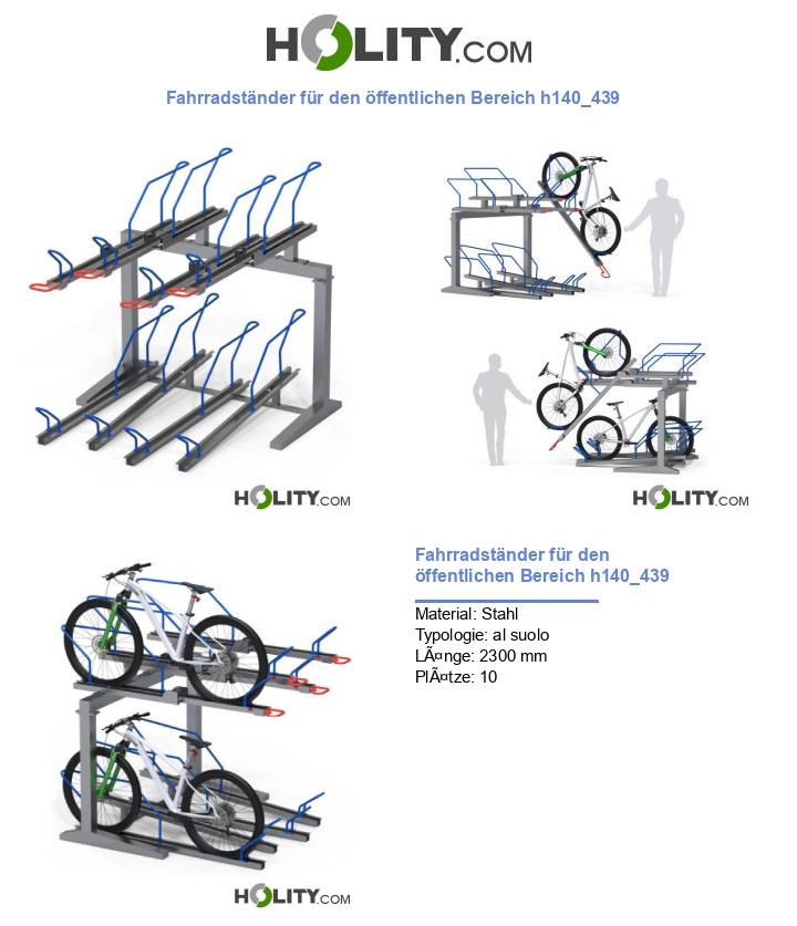 Fahrradständer für den öffentlichen Bereich h140_439