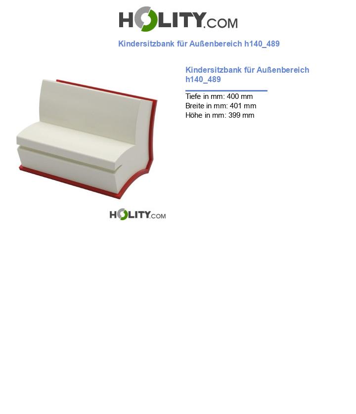 Kindersitzbank für Außenbereich h140_489