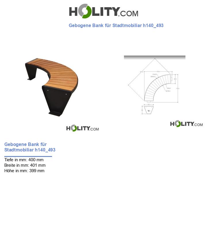 Gebogene Bank für Stadtmobiliar h140_493