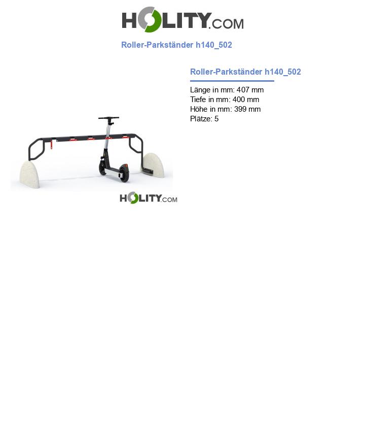 Roller-Parkständer h140_502
