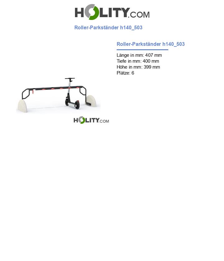 Roller-Parkständer h140_503