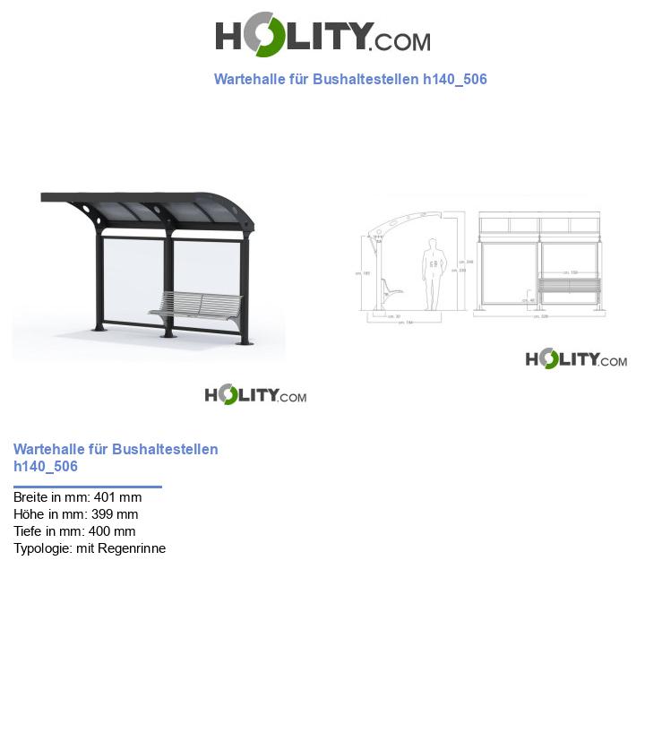 Wartehalle für Bushaltestellen h140_506