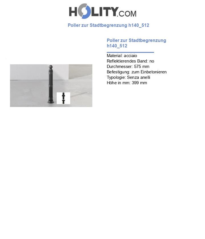 Poller zur Stadtbegrenzung h140_512