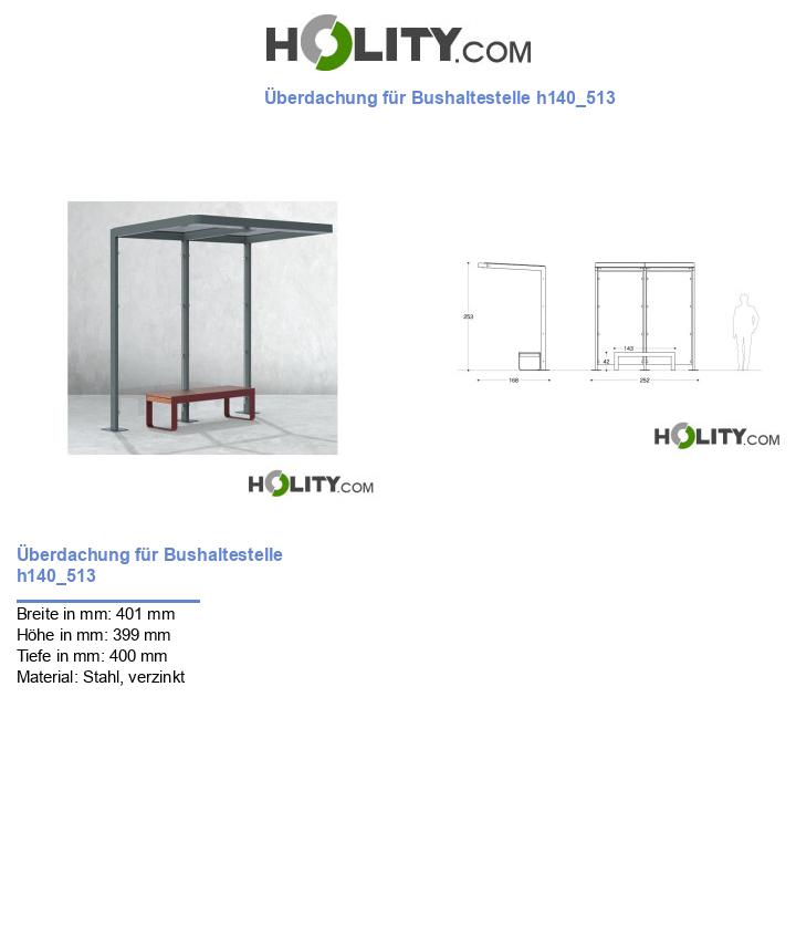 Überdachung für Bushaltestelle h140_513